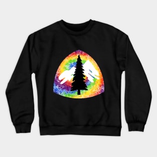 Pacific Crest Trail tie dye hangtag Crewneck Sweatshirt